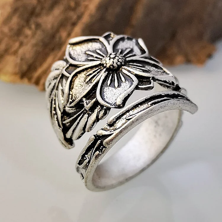 925 Blooming Flower Ring