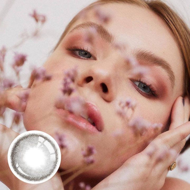 Bassia Gray Colored Contact Lenses Yearly