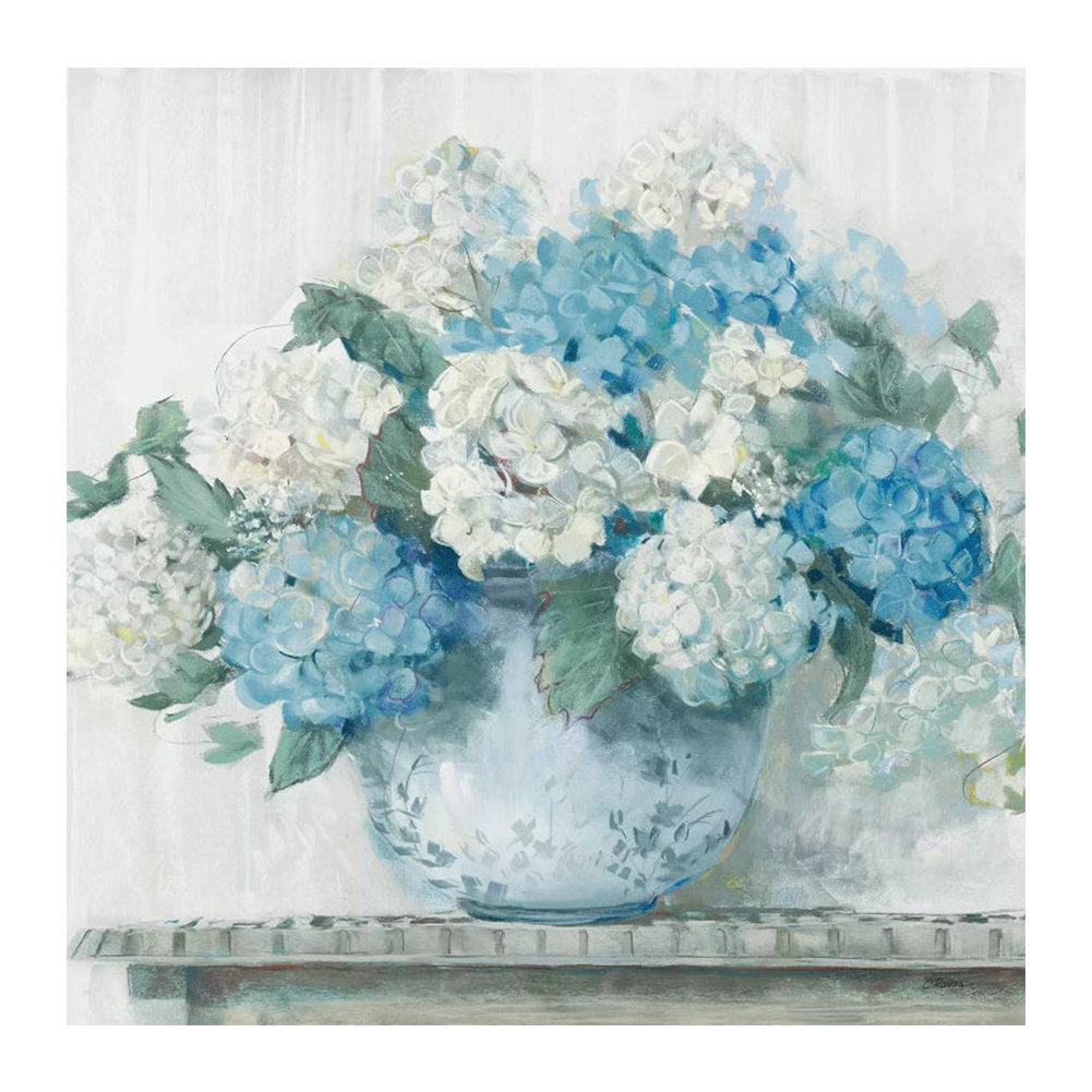 Hydrangea-Paint by Numbers 20*20cm