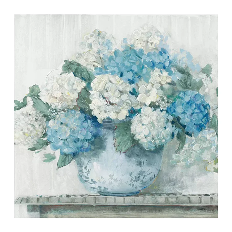 Hydrangea - Painting By Numbers(20*20cm)