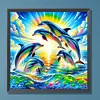 Diamond Painting-DIY Full Round Drill Dolphin