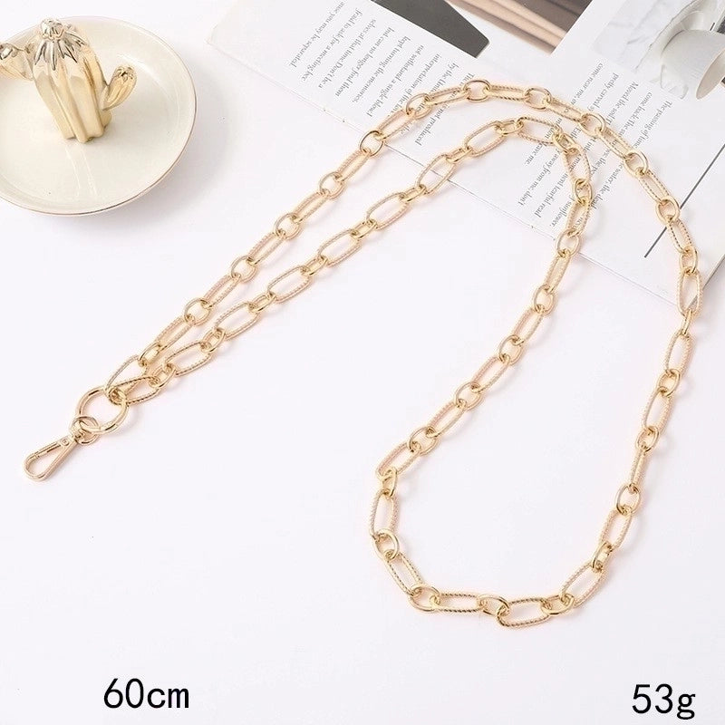 Minimalist Solid Color Metal Chain Mobile Phone Chain