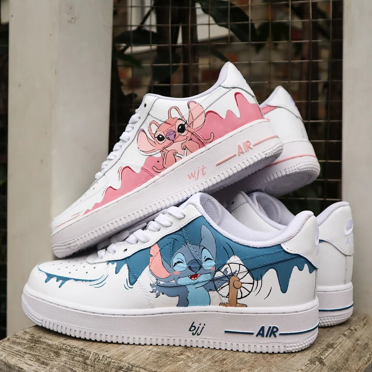 Custom Hand-Painted Sneakers- "Experiment 626"