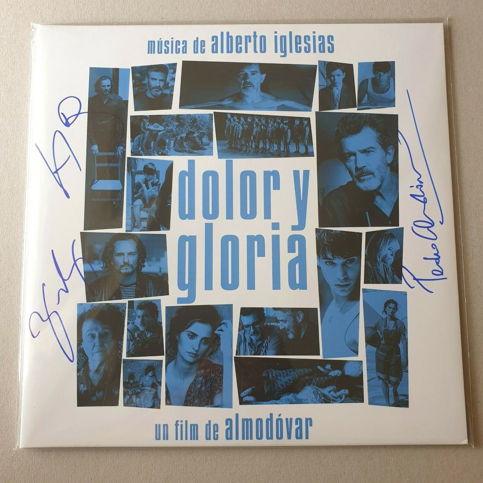 PAIN & GLORY Signed Autographed LP Pedro Almodovar Penelope Cruz A. Banderas