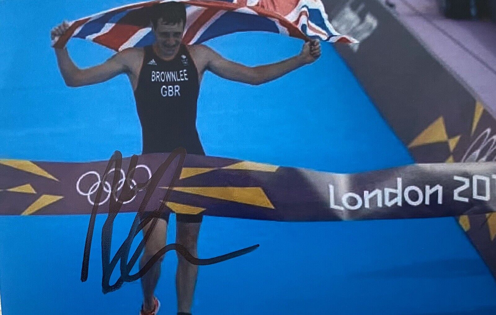 Alistair Brownlee Genuine Hand Signed 6X4 Photo Poster painting - Team GB - Olympics 2