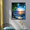 Sunset Scenery-14CT Counted Cross Stitch 36*46cm/14.17*18.11in