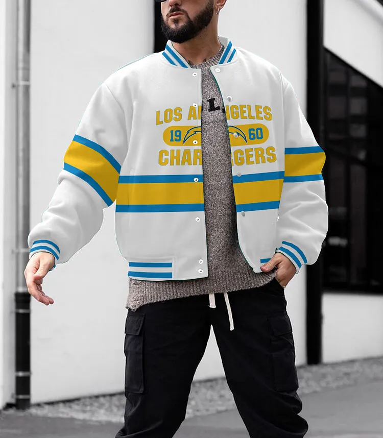 Los Angeles Chargers  Men's Limited Edition Full-Snap Casual Jacket