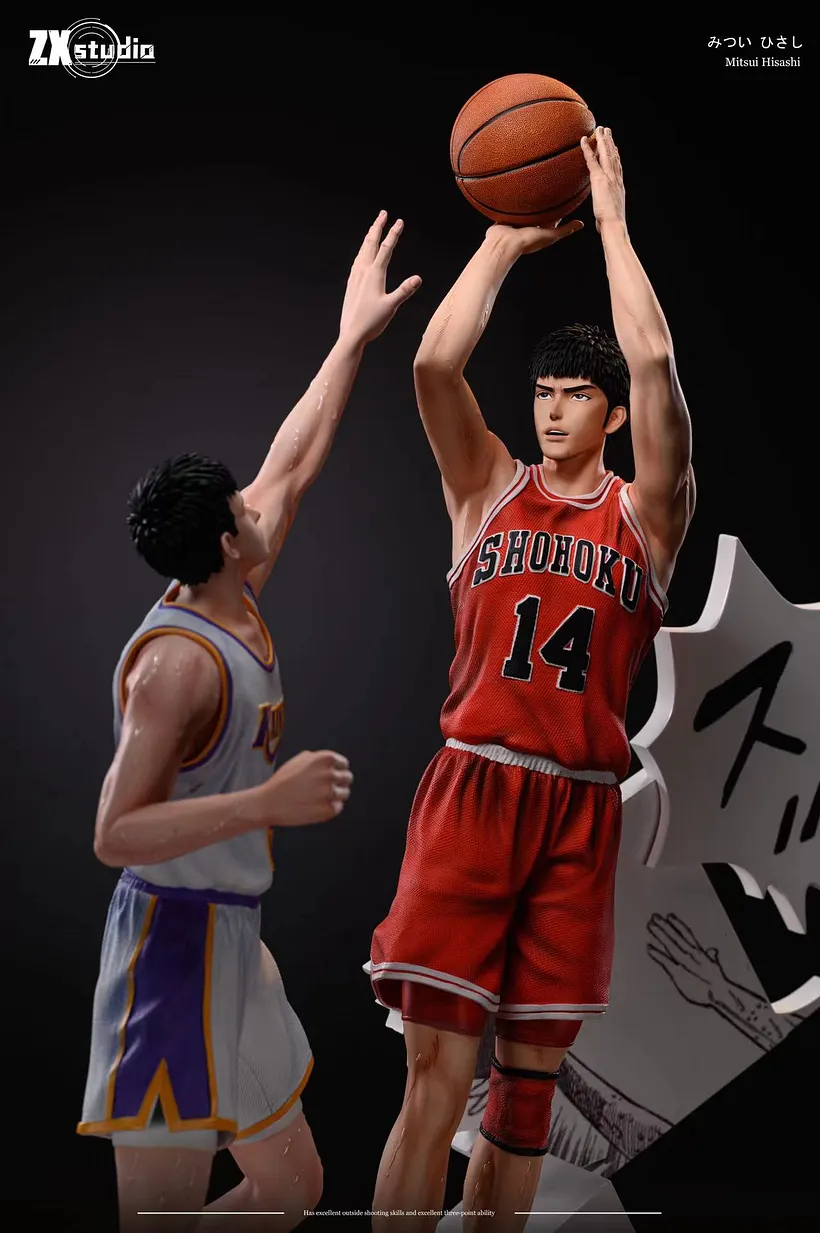バスケ日本代表フィギュア PRE-ORDER ZX Studio - SLAM DUNK - Hisashi Mitsui VS Soichiro Jin