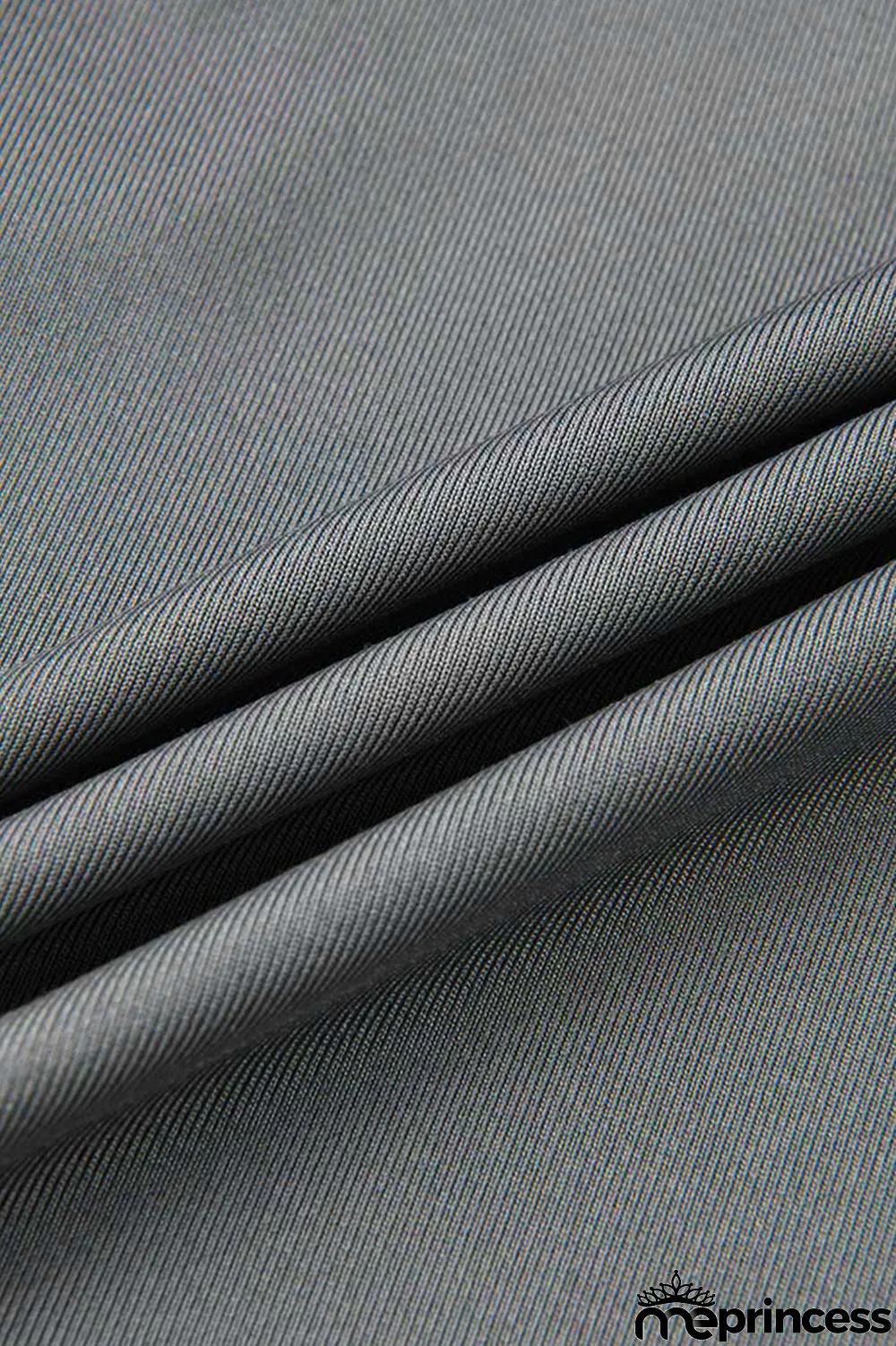 Black Casual Solid Split Joint Zipper Collar Skinny Jumpsuits