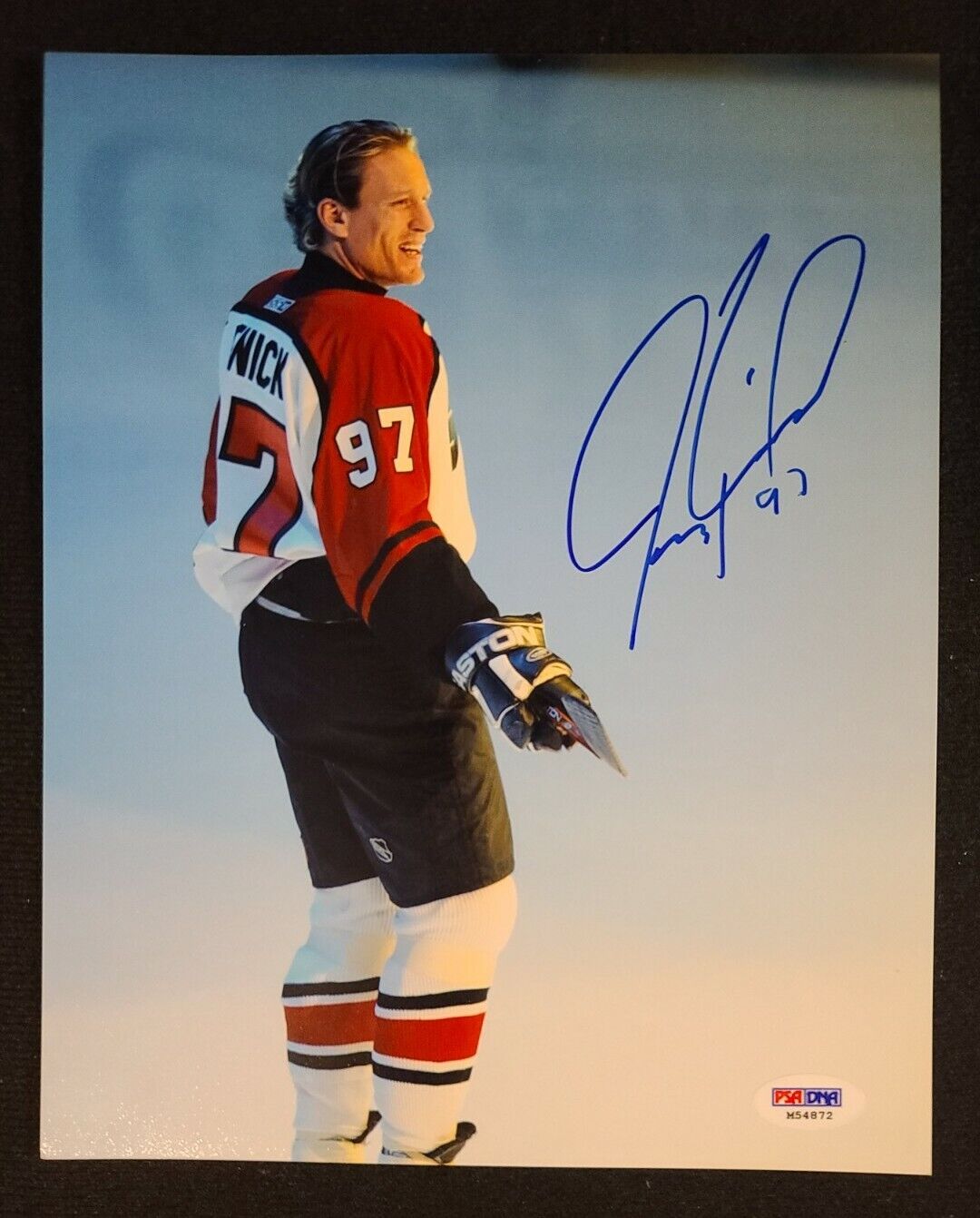Jeremy Roenick Autograph Signed Flyers 8x10 Photo Poster painting COA PSA/DNA