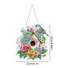 >SALE<Single Side 5D Diamond Painting Dots Pendant Wall Decor (Flower Bird Cage KJ092)