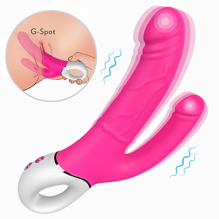 Silicone Waterproof G Spot Anal Clitoris Stimulate Secret Double Plug Adult Vibrator Sex Toys
