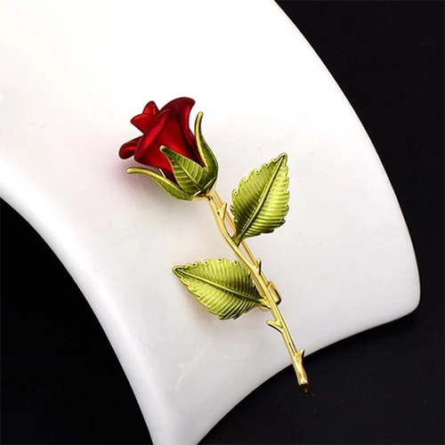 Romantic Rose Brooches