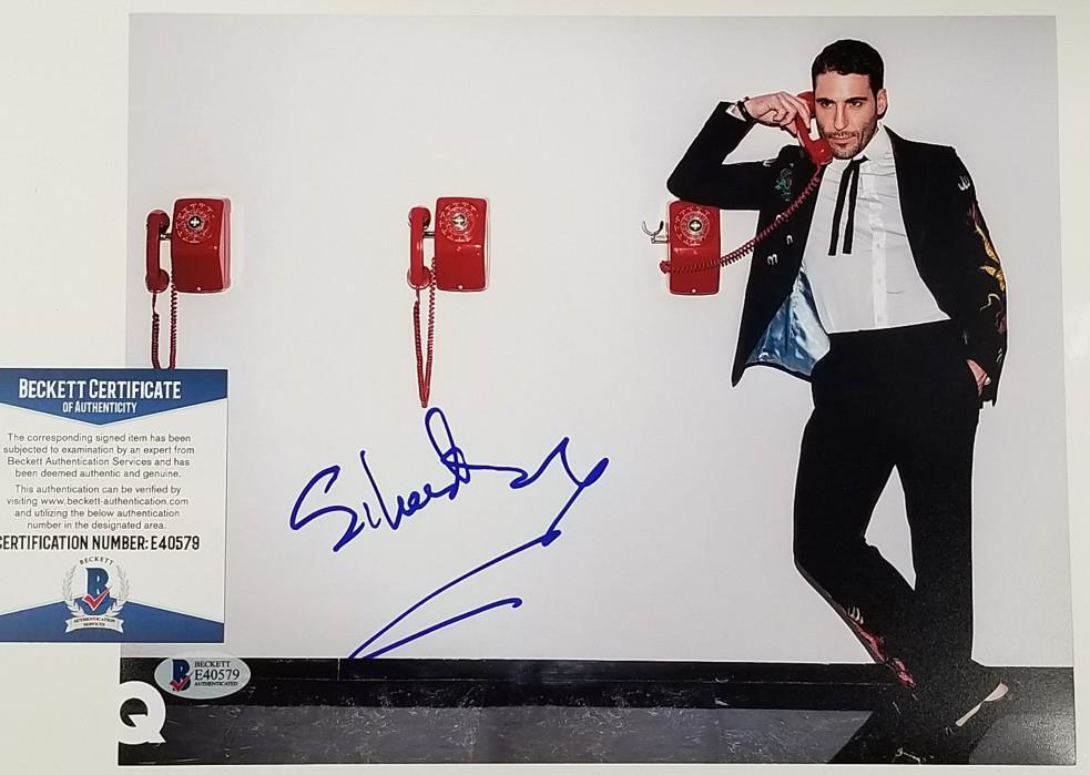 MIGUEL ANGEL SILVESTRE Signed 8x10 Photo Poster painting Sense8 Narcos (D) ~ Beckett BAS COA