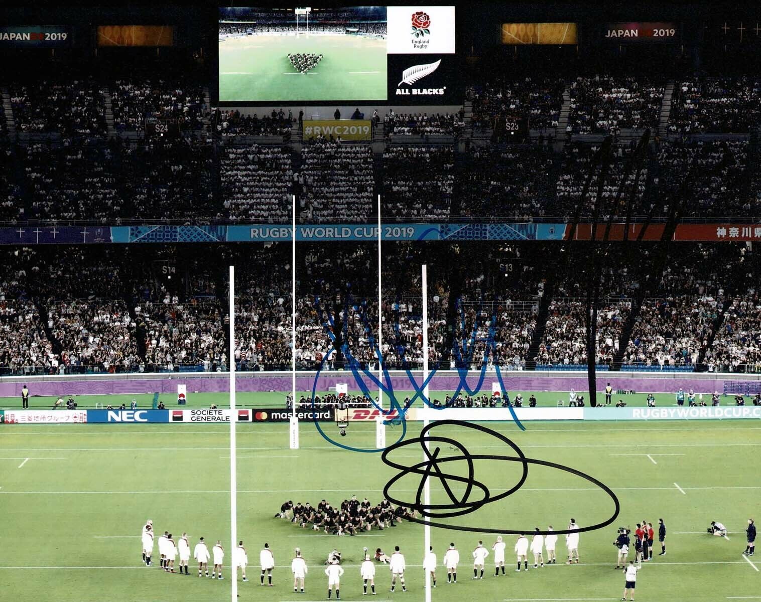 SINCKLER GEORGE & DALY Signed Autograph England RUGBY 10x8 Photo Poster painting AFTAL COA