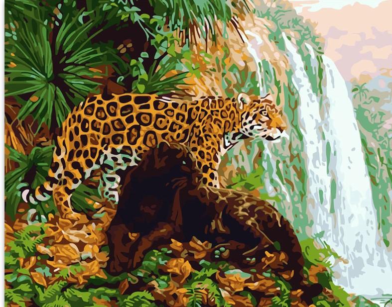 

Black and Gold Leopards – Paint By Numbers - 40*50CM, 501 Original