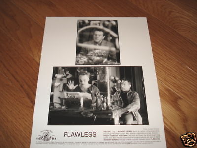 Robert DeNiro Flawless 8x10 Cast B&W Photo Poster painting