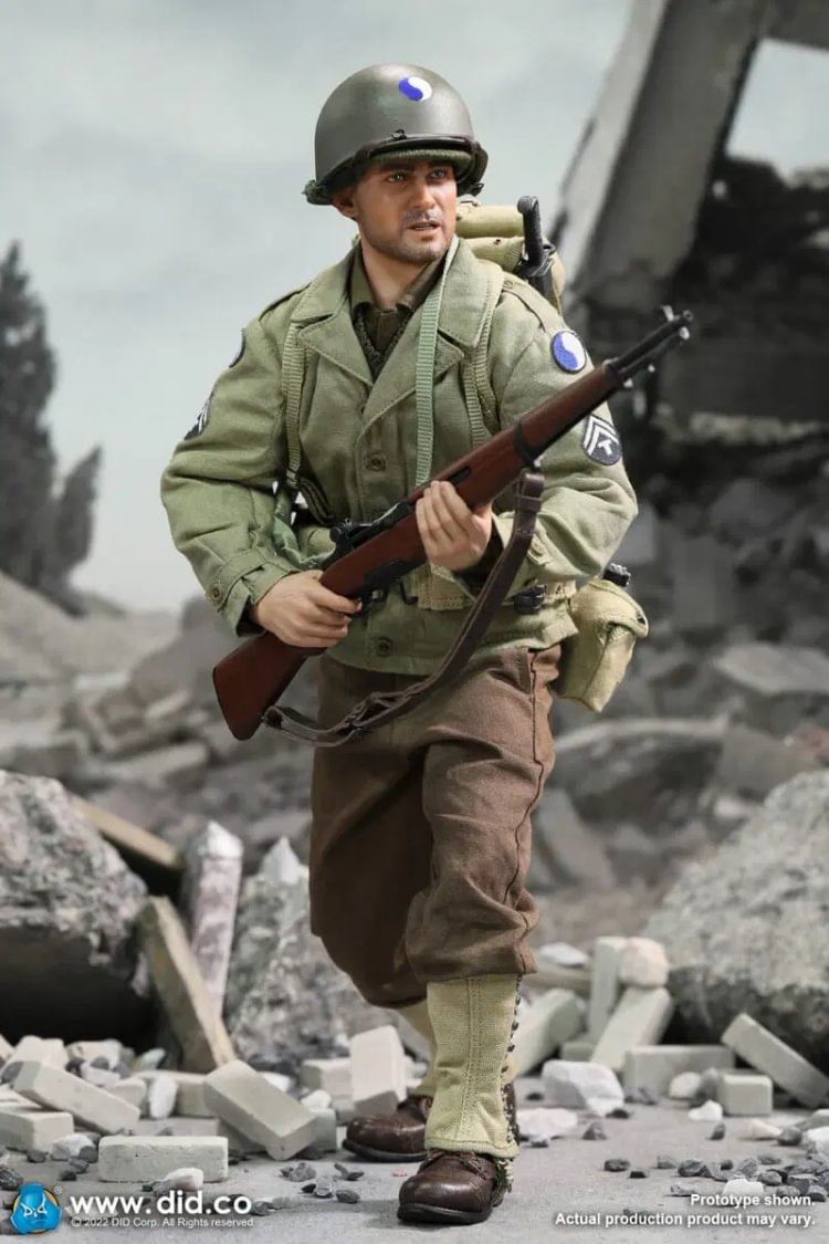 IN-STOCK DID Military WWII US 29th Infantry Technician Corporal Upham A80156 1/6 Action Figure
