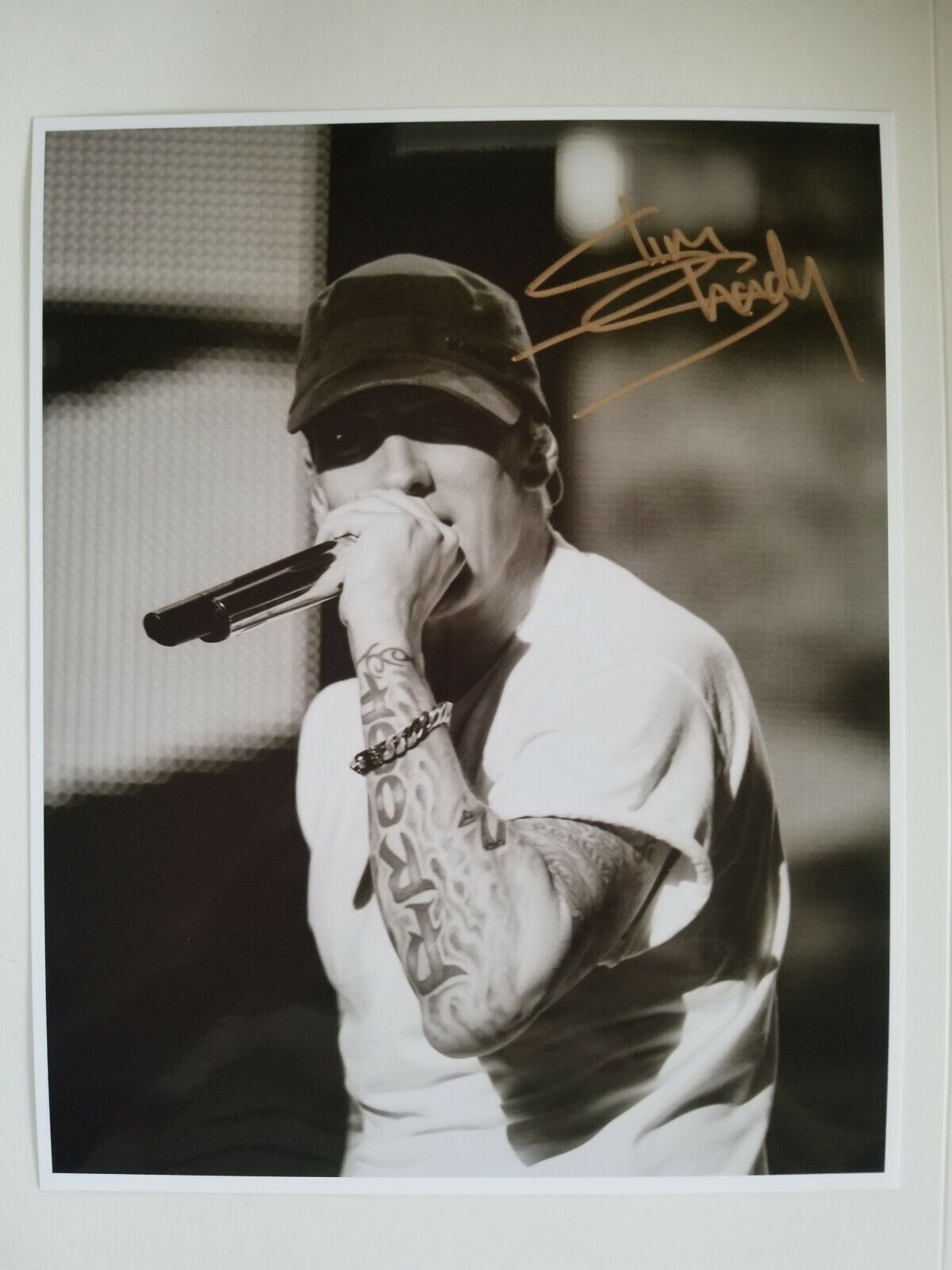 Eminem Signed 8x10 Photo Poster painting RP -  ShipN!! Slim Shady