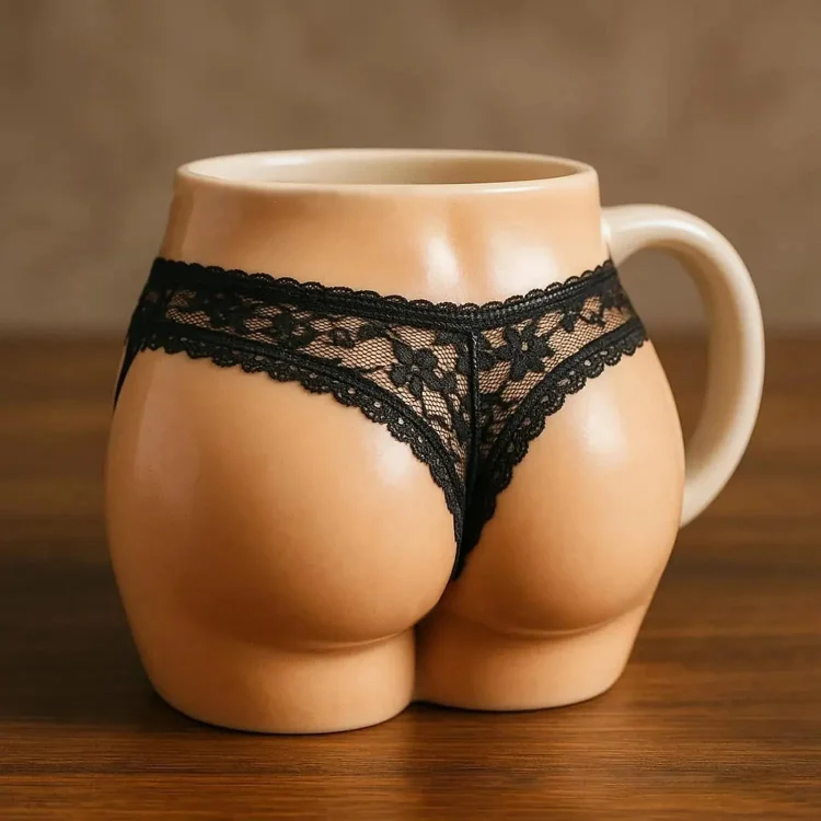 Funny Butt-Shaped Coffee Mug 