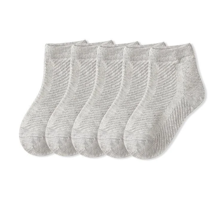 5 Pairs/lot 1 to 12 Years Summer Solid White Cotton Socks For Children Socks Spring No-show Low Cut Socks Boys Girls Boat Socks