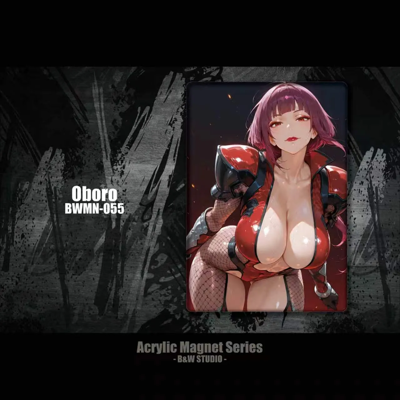 B&W Studio - Oboro Acrylic Refrigerator Magnet Taimanin Asagi BWMN-055-