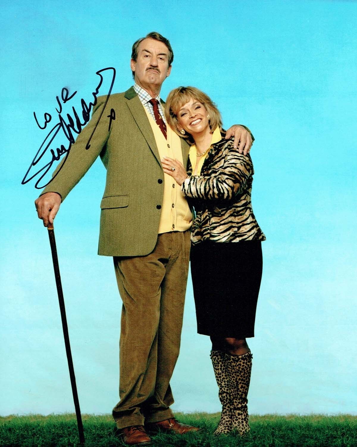 Sue HOLDERNESS SIGNED Autograph 10x8 Photo Poster painting 2 AFTAL COA Marlene BOYCE OFAH