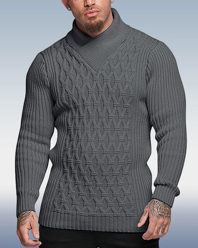 Men's Outdoor Warm Casual Knitted Sweater 005