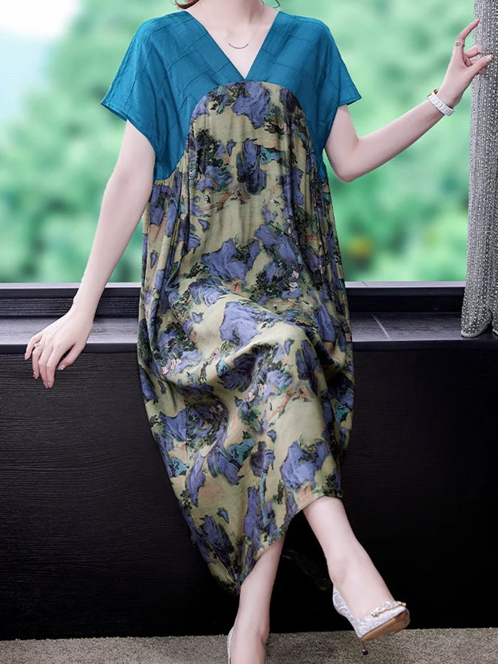 Elegant Fashion Print Dress