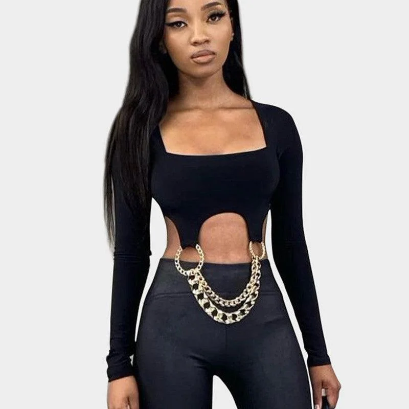 Noir Kissed A Girl Crop Top