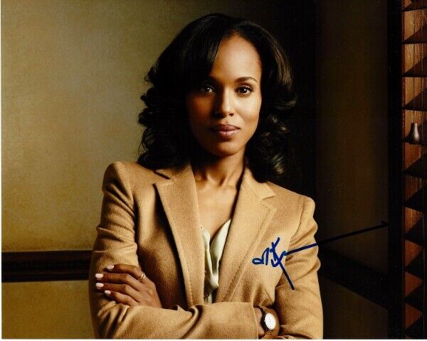 Kerry Washington Signed Autographed SCANDAL 8x10 inch Photo Poster painting with Certificate