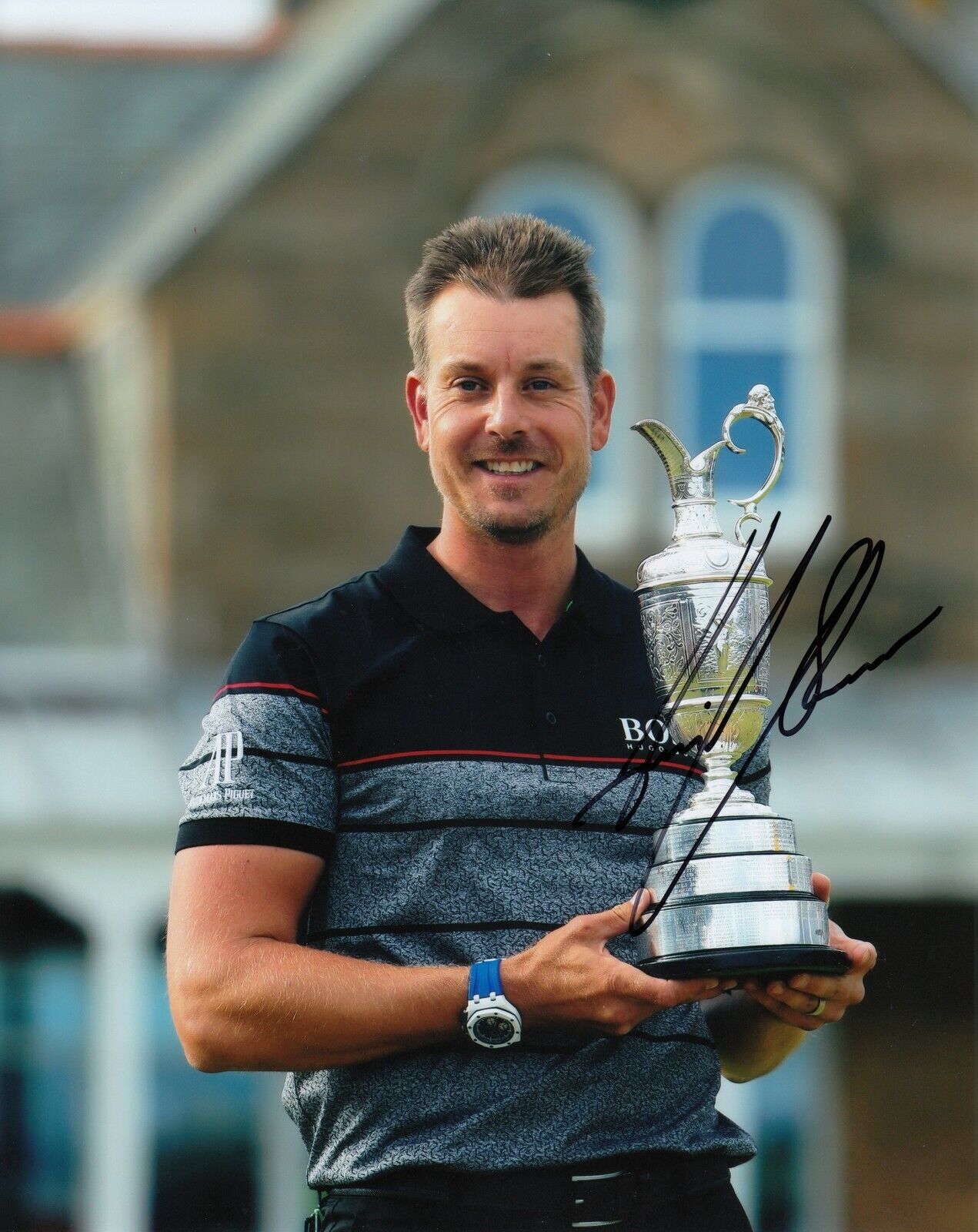 Henrik Stenson #1 2016 British Open 8x10 Signed w/ COA Golf 033119