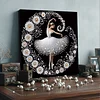 (Pre-Framed)Ballet Girl-Special Shape Diamond Painting Kit(30x30cm)