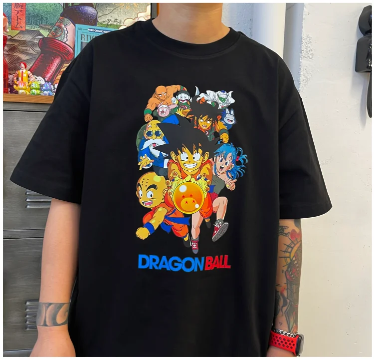 Pure Cotton Retro Dragon Ball Anime Aesthetic T-shirt weebmemes
