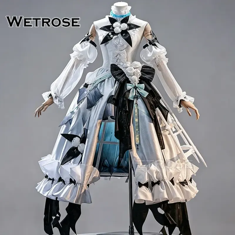 [Wetrose] Pre-Order Arknights Amiya Pearlescent Pageantry Dress Game Outfit Cosplay Costume