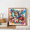 Diamond Painting -DIY Full Round Drill Flower Tiger