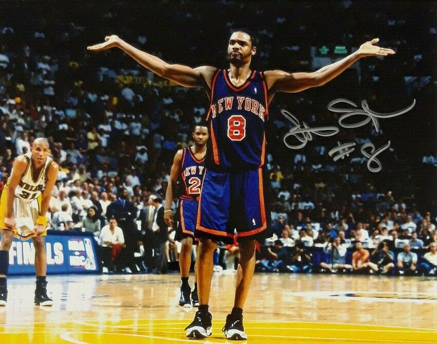 Latrell Sprewell Autographed Signed 8x10 Photo Poster painting ( Knicks ) REPRINT