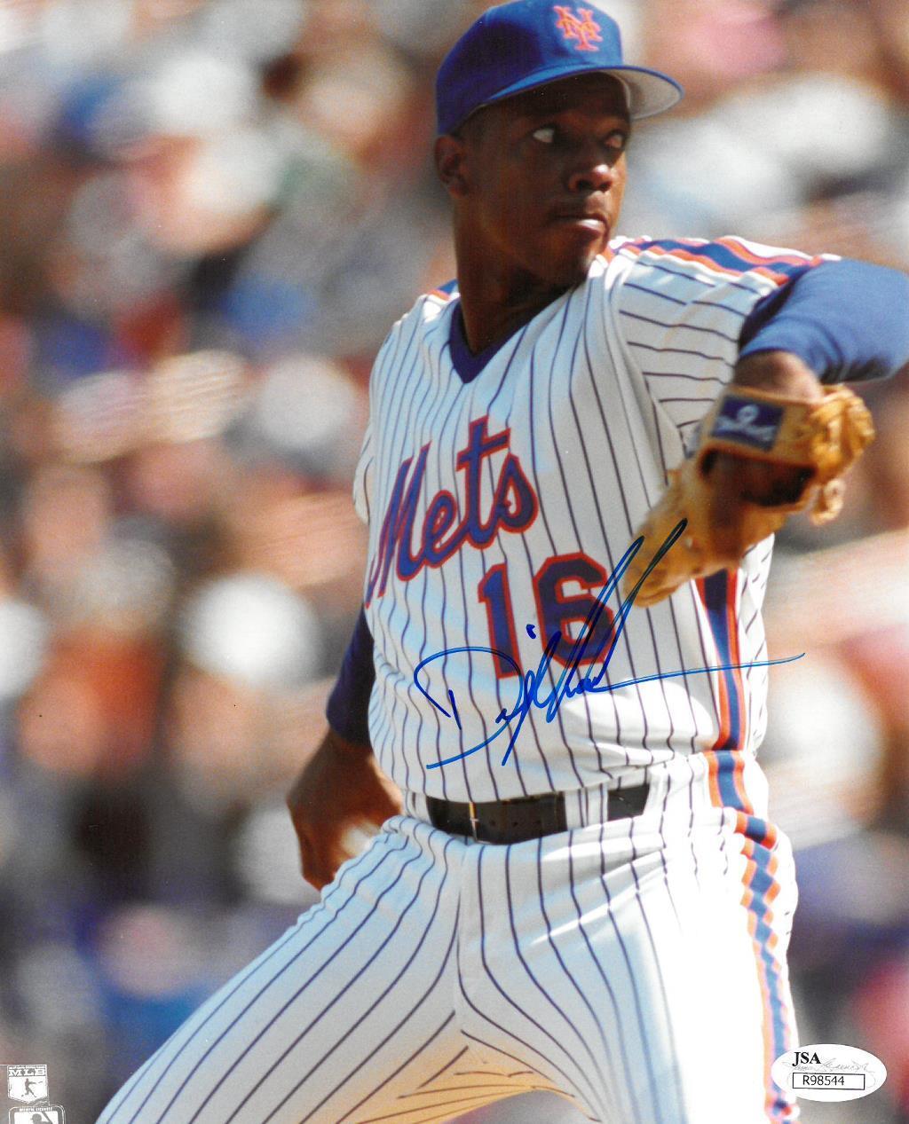 Dwight Gooden Signed NY Mets Authentic Autographed 8x10 Photo Poster painting JSA #R98544