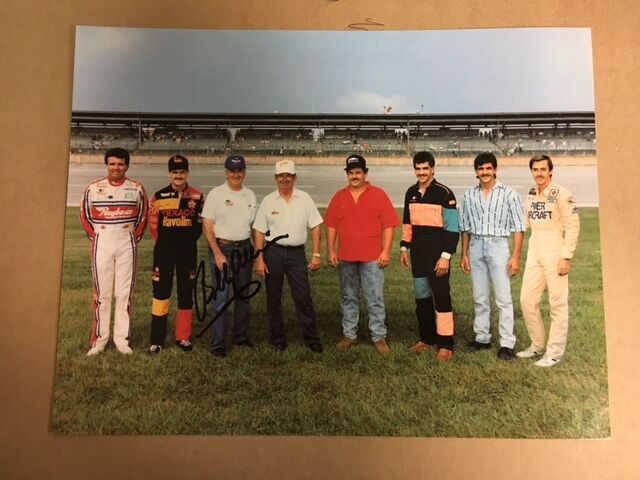 Bobby Allison Signed Photo Poster painting 8 1/2 x 11 with Allison Family with COA