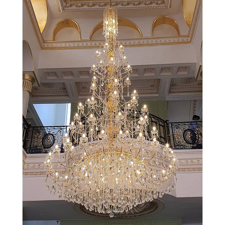 Sterkas Large Foyer Classic Crystal Chandelier 1802/78 Italian Concept-Love Word Lighting
