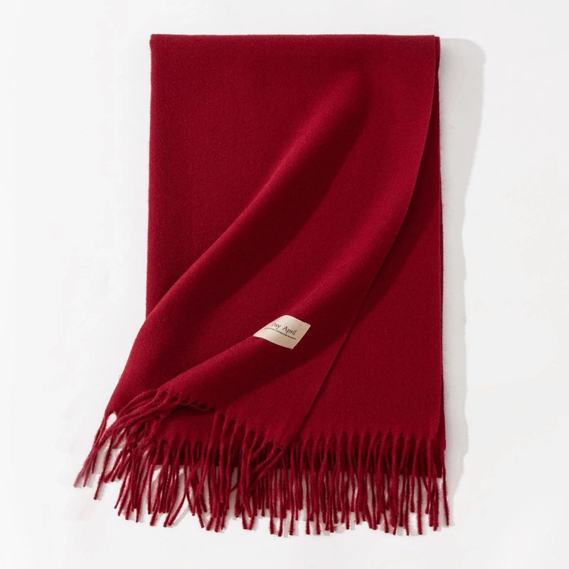 Scarf Winter Warm Windproof Shawl Women’s High-end Korean Style Women’s Cashmere Scarf