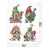 (Counted/Stamped) 14CT Christmas Gnomes-Cross Stitch 22*30cm/8.66*11.81in(Brand)