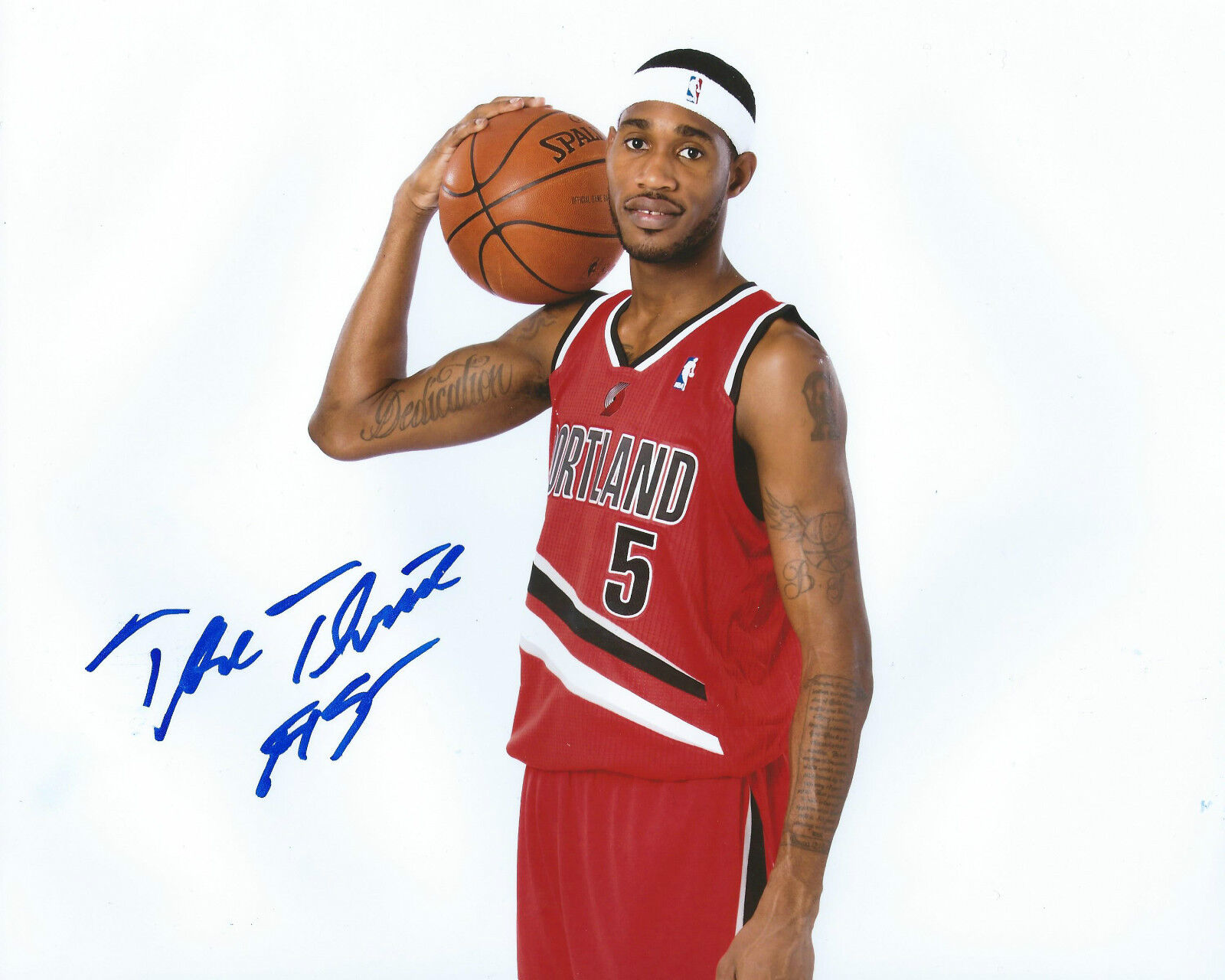 Will Barton *PORTLAND TRAILBLAZERS* Signed 8x10 Photo Poster painting COA GFA