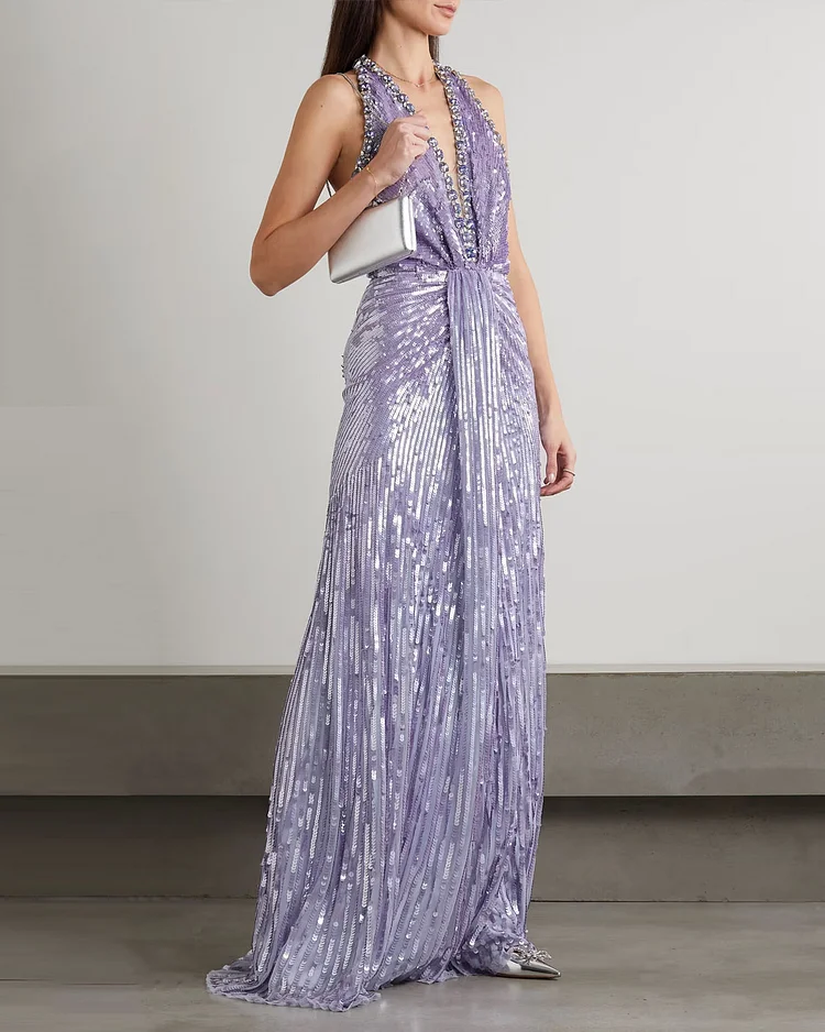 Elegant jacquard velvet dress