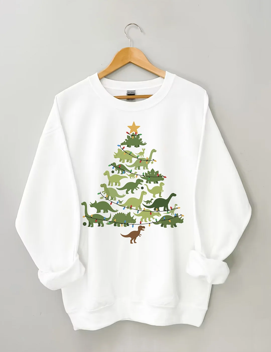 Dinosaurs Christmas Tree Sweatshirt