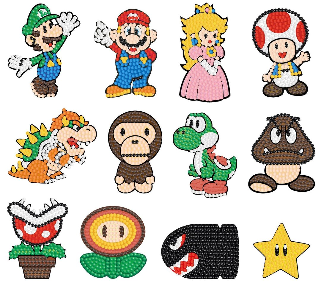 

12pcs Cartoon Anime Man - 5D DIY Craft Sticker, 501 Original