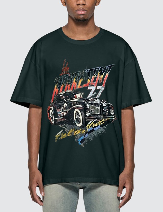 Personalized car print short-sleeved T-shirt men