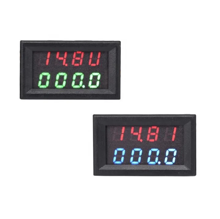 Digital DC Dual Display High Voltage Ammeter High Precision 4 Digit Multimeter Dual LED Digital Volt Amp Meter
