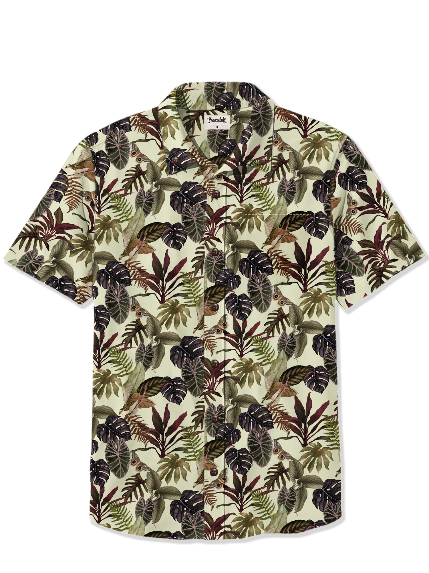 【Brooklyn Bees Design Studio X Boozelele】Easter Greenery Tropical Spring- 100% Cotton Shirt
