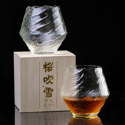Japanese Edo Snow Glass